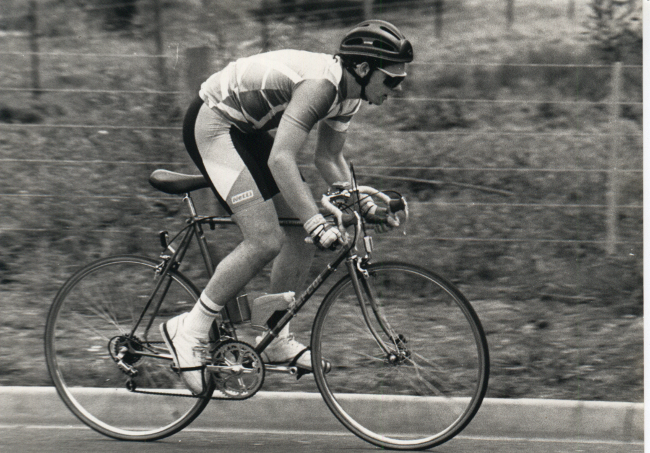 Paul Yeatman rides to victory in his first race