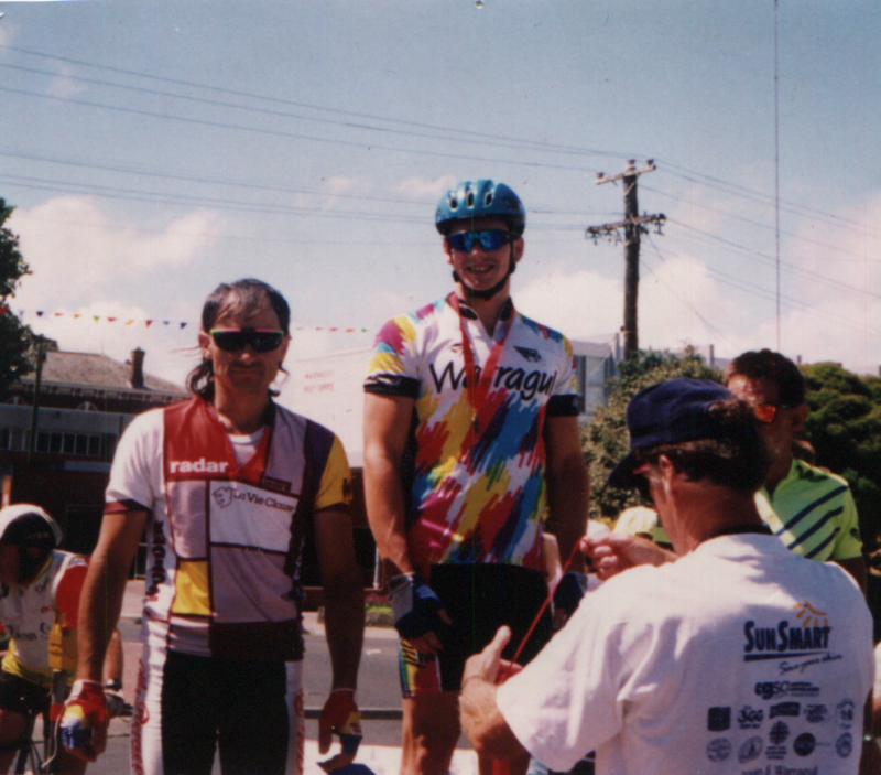 The B Grade podium