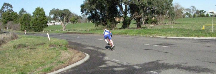 Entering the final straight