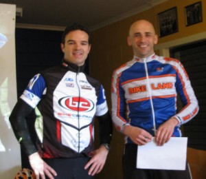 Matt Williamson.  Rookie rider and winner of the 2009 BikeLand Handicap Series.