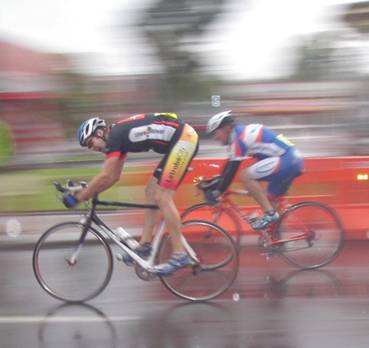 Rob takes second in the first intermediate sprint