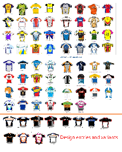 How the entries compare to existing jerseys