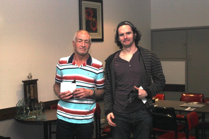 B Grade Podium: Geoff Thomson (2), Paul Yeatman (1), Kristy Glover (absent - 3)