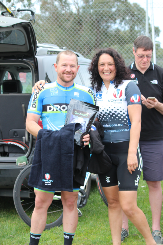 Brett Kennedy and Voyage Fitness Rep Adele